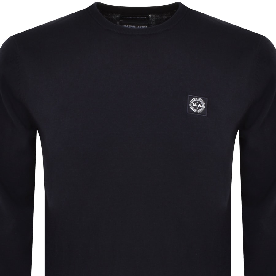 Marshall Artist Siren Crew Neck Jumper Navy